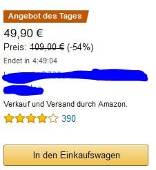 Angebot des Tages Camping auf Amazon