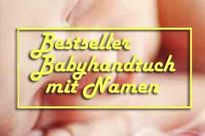 Bestseller bestickte Babyhandtücher mit Namen
